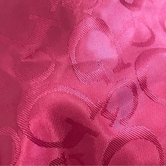 Guess Medium Magenta Pea Coat Wool Blend Cute Accents High Collar Mid Length - Picture 11 of 13